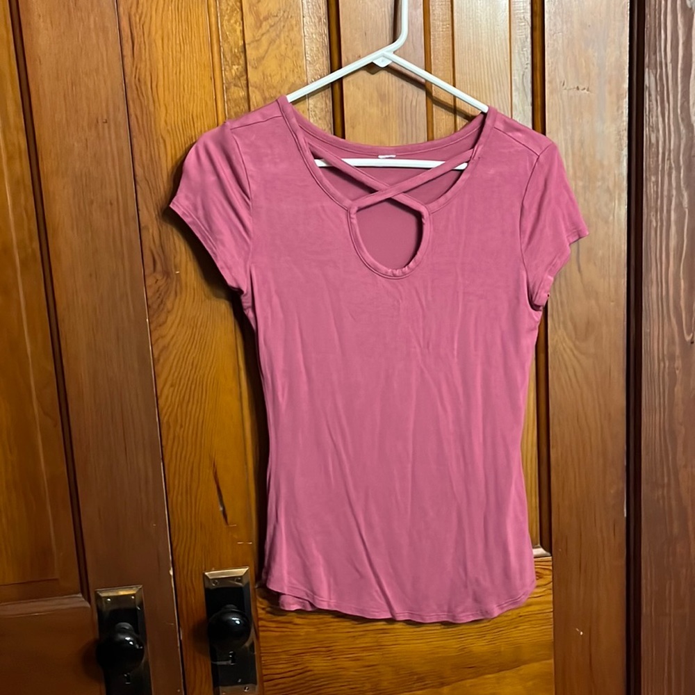 Rose pink shirt